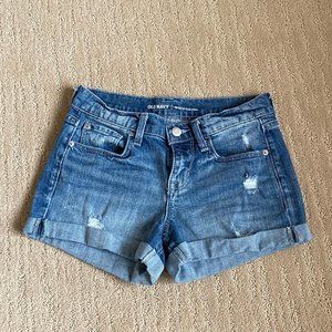 Mid-Rise Boyfriend Jean Shorts